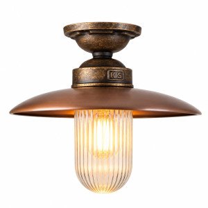 Außenleuchte Mayenne Bronze/Kupfer Deckenleuchte Landhausstil