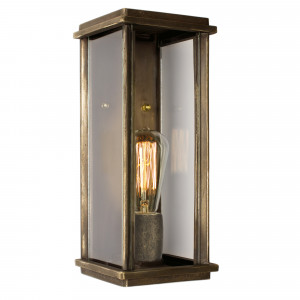Flache Wandlampe Capital L Bronze Flache Wandlampe Capital L Bronze
