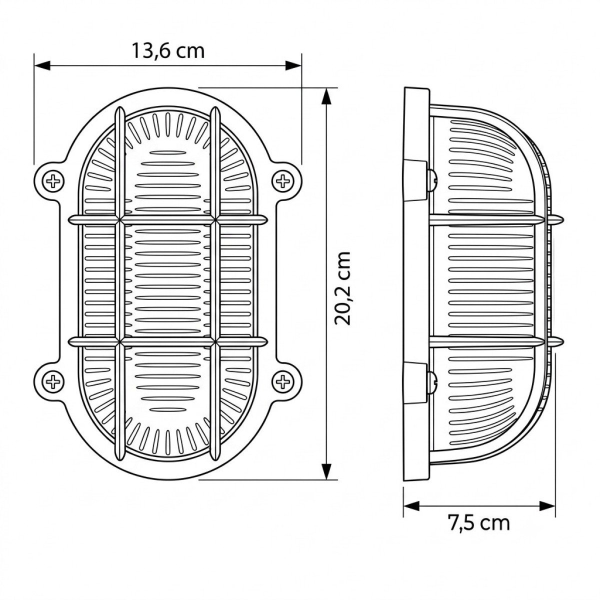 Außenleuchte Nautic V Schiffsleuchte Bronze Nautisch