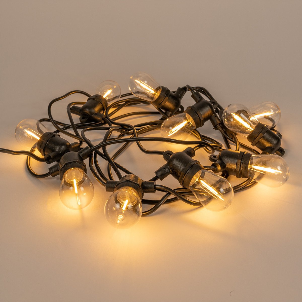 Party Lichterkette 10m / 15 Fassungen