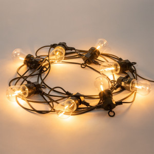 Lichtkette 20 Meter mit 20 LEDs und warmweißem Licht