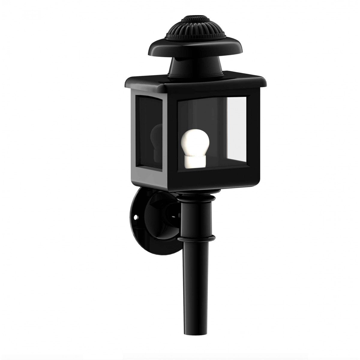 Außenleuchte klassisch Wandleuchte schwarz Aluminium