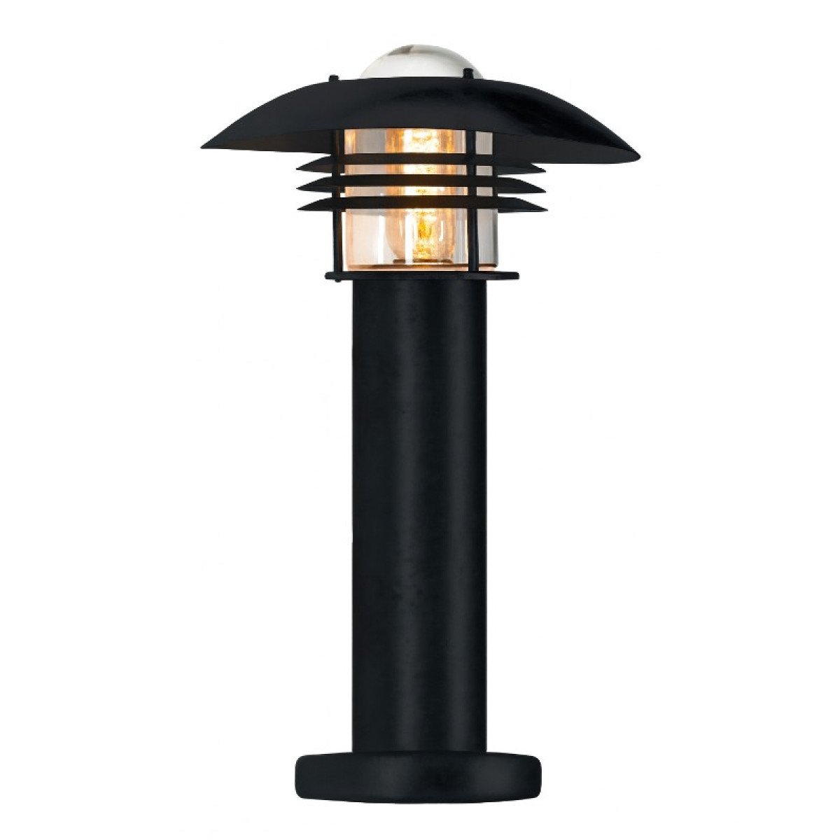 Außenlampe Riga Gartenlampe Schwarz Aluminium Modern