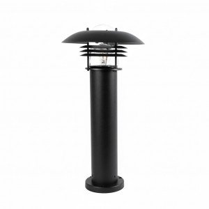 Außenlampe Riga Gartenlampe Schwarz Aluminium Modern