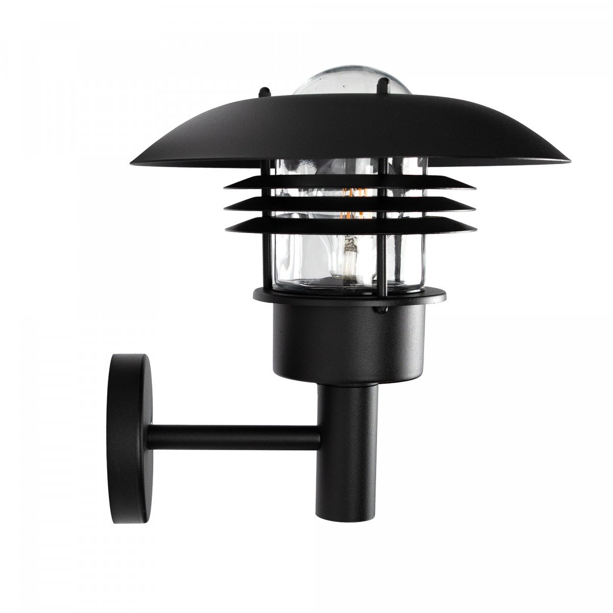 Riga Wandleuchte Schwarz