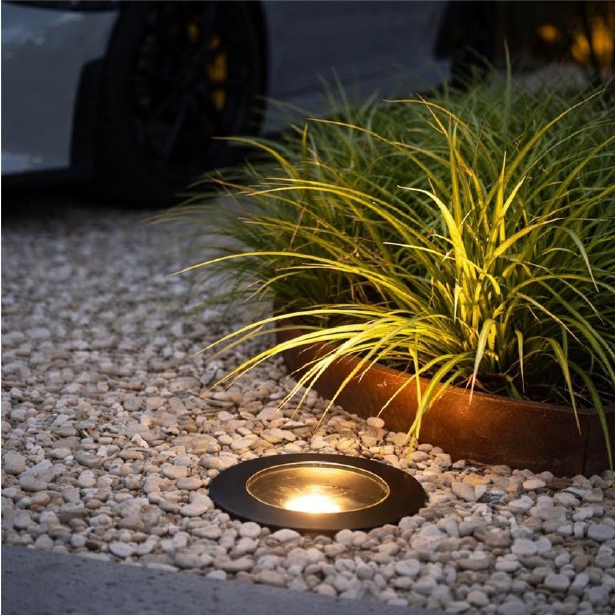 Bodenspot LED Ø11 Rund RVS set mit smart WIFI LED’s (6-stück)