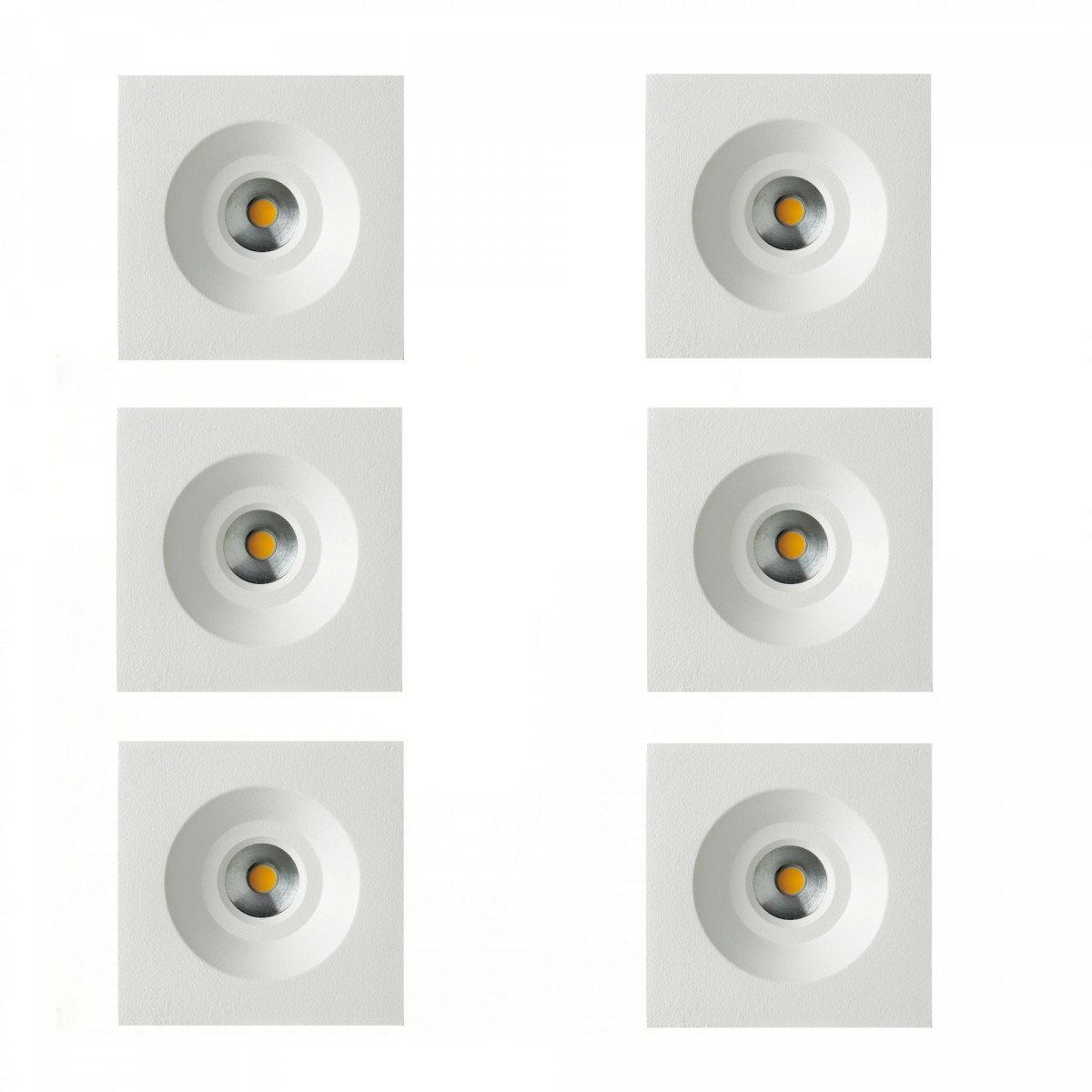 Quadratischer LED Einbaustrahler Ivy Square – Nostalux.nl