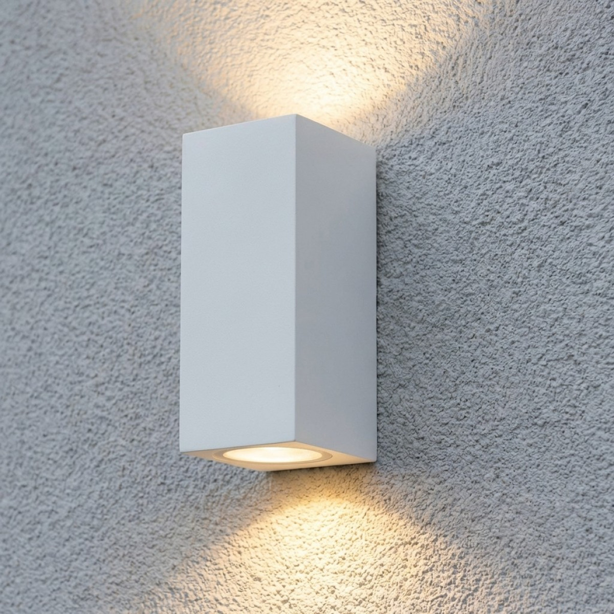 Geo Wandleuchte Up & Downlighter Weiß