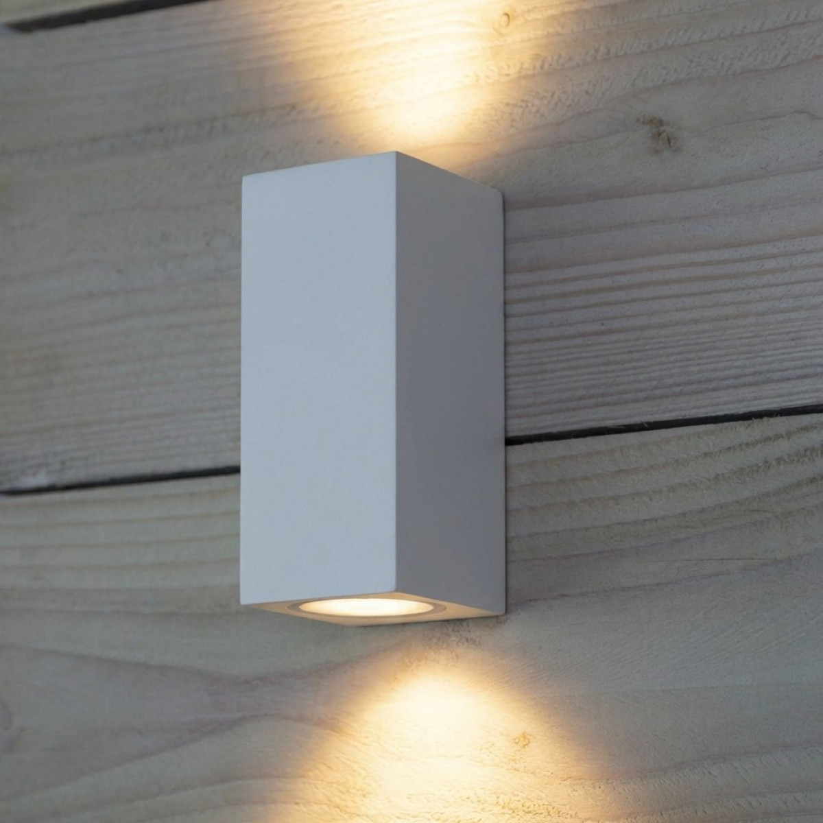 Geo Wandleuchte Up & Downlighter Weiß