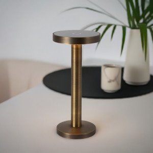 Außen- und Innenlampe Bronze Tischlampe modern
