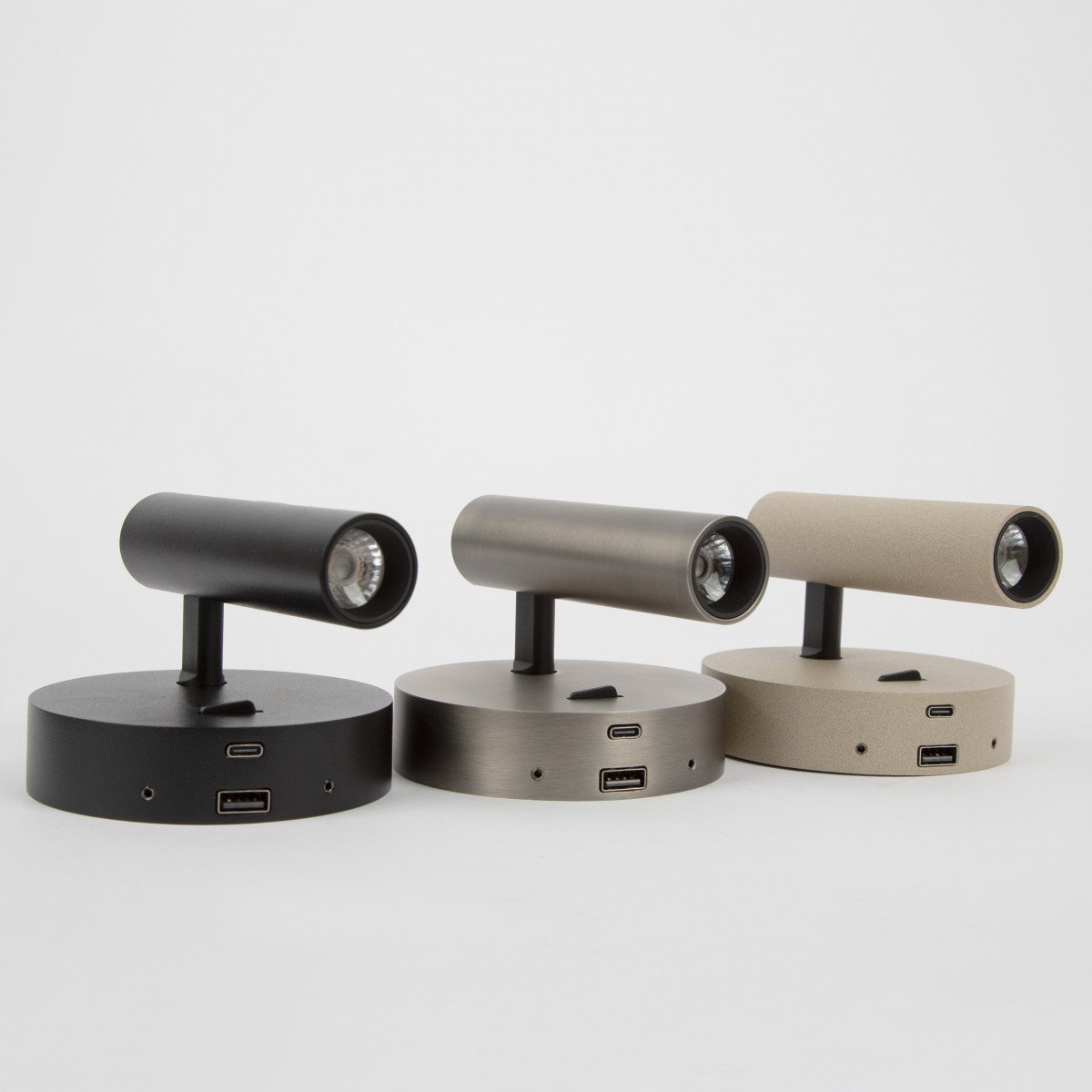 Champagne Wandstrahler gerichtetes Aluminium USB