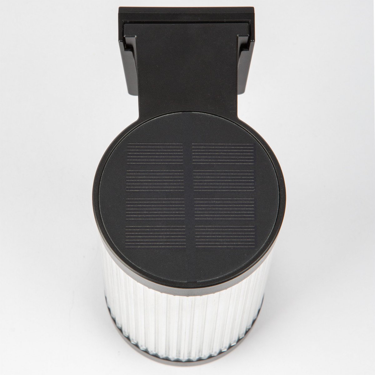 Moderne Solar-Wandleuchte – rundes Modell
