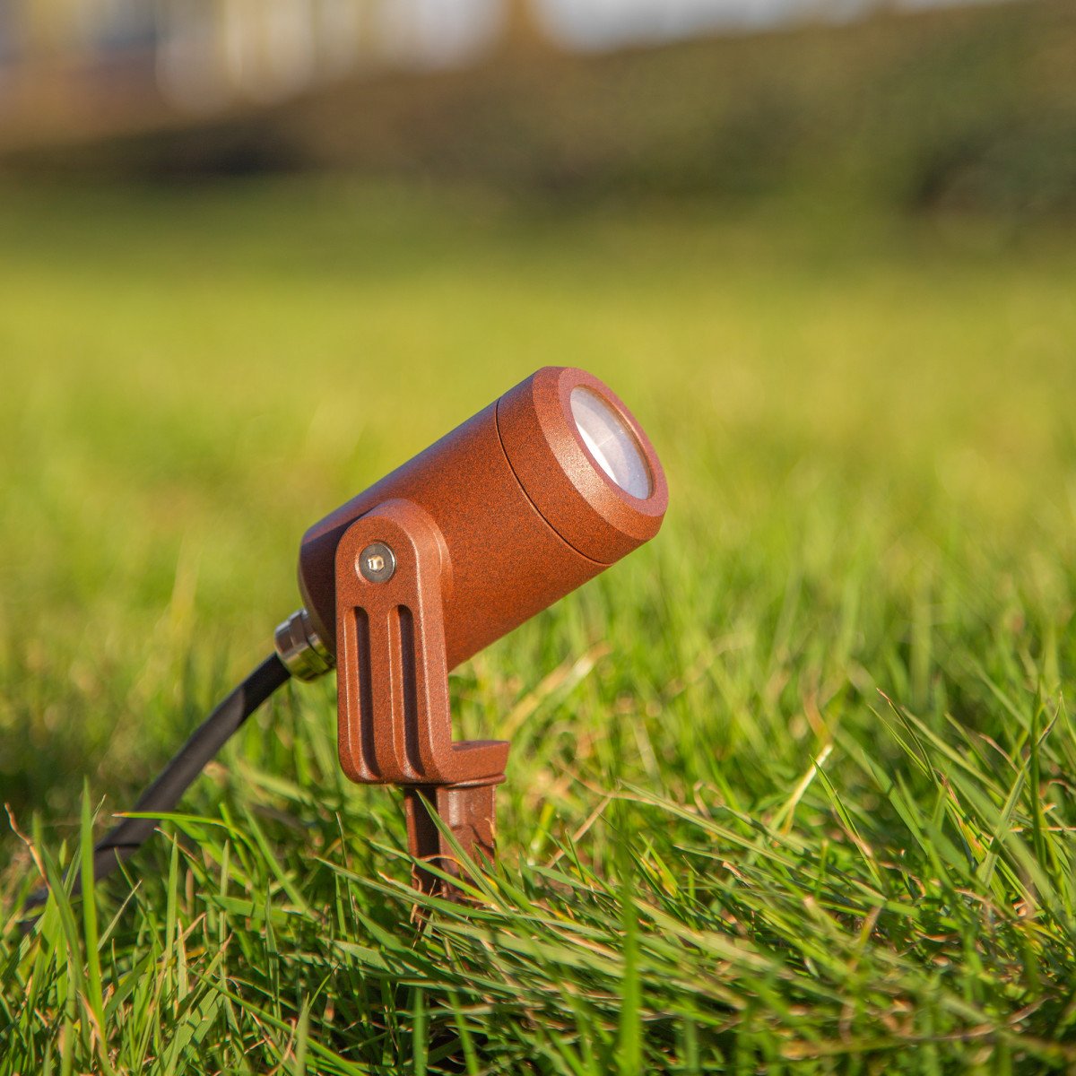 Corten kompakter Bodenspot LED-Spieß GU10 PAR11