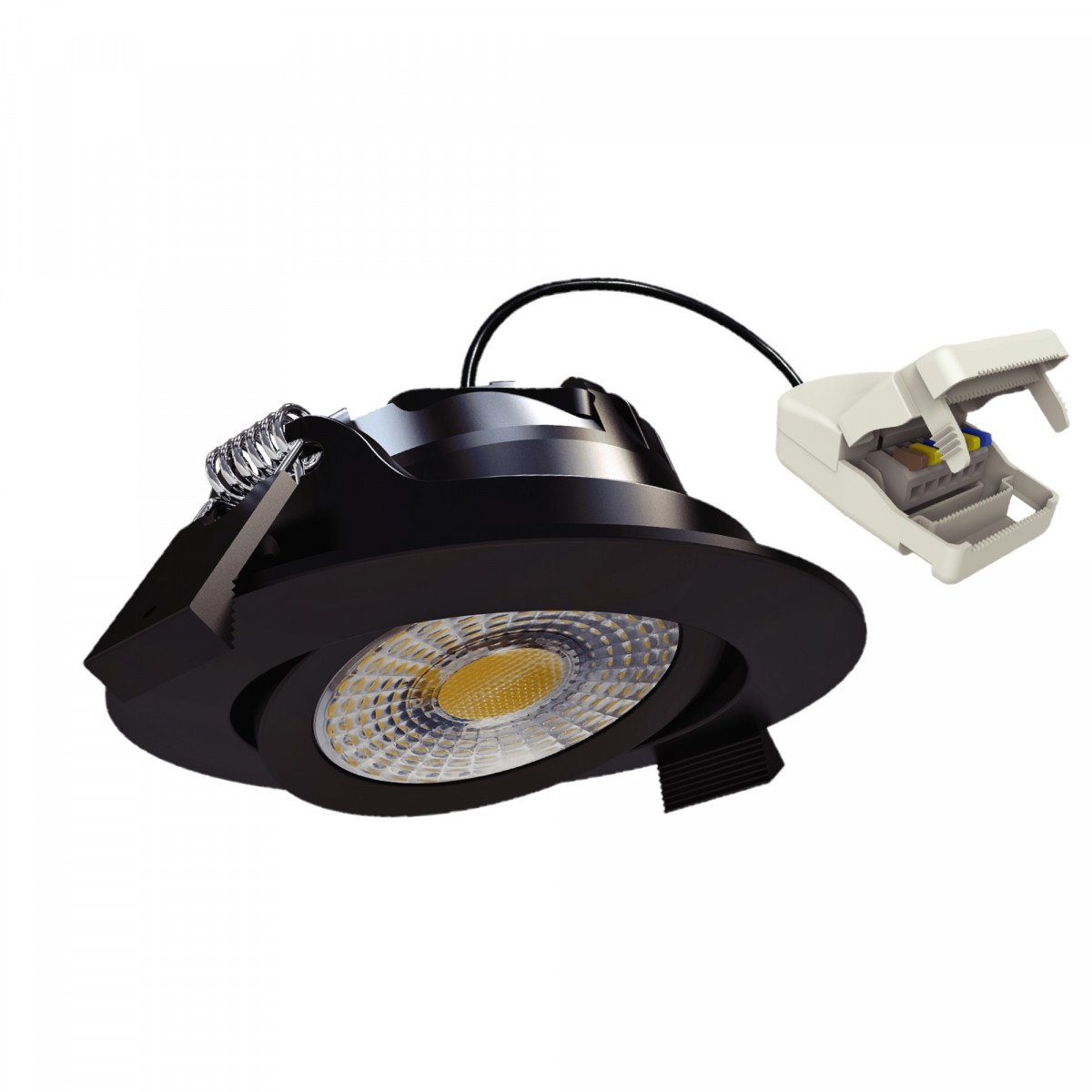 Runder Einbauspot Decke Weiß dimmbar 82 cm