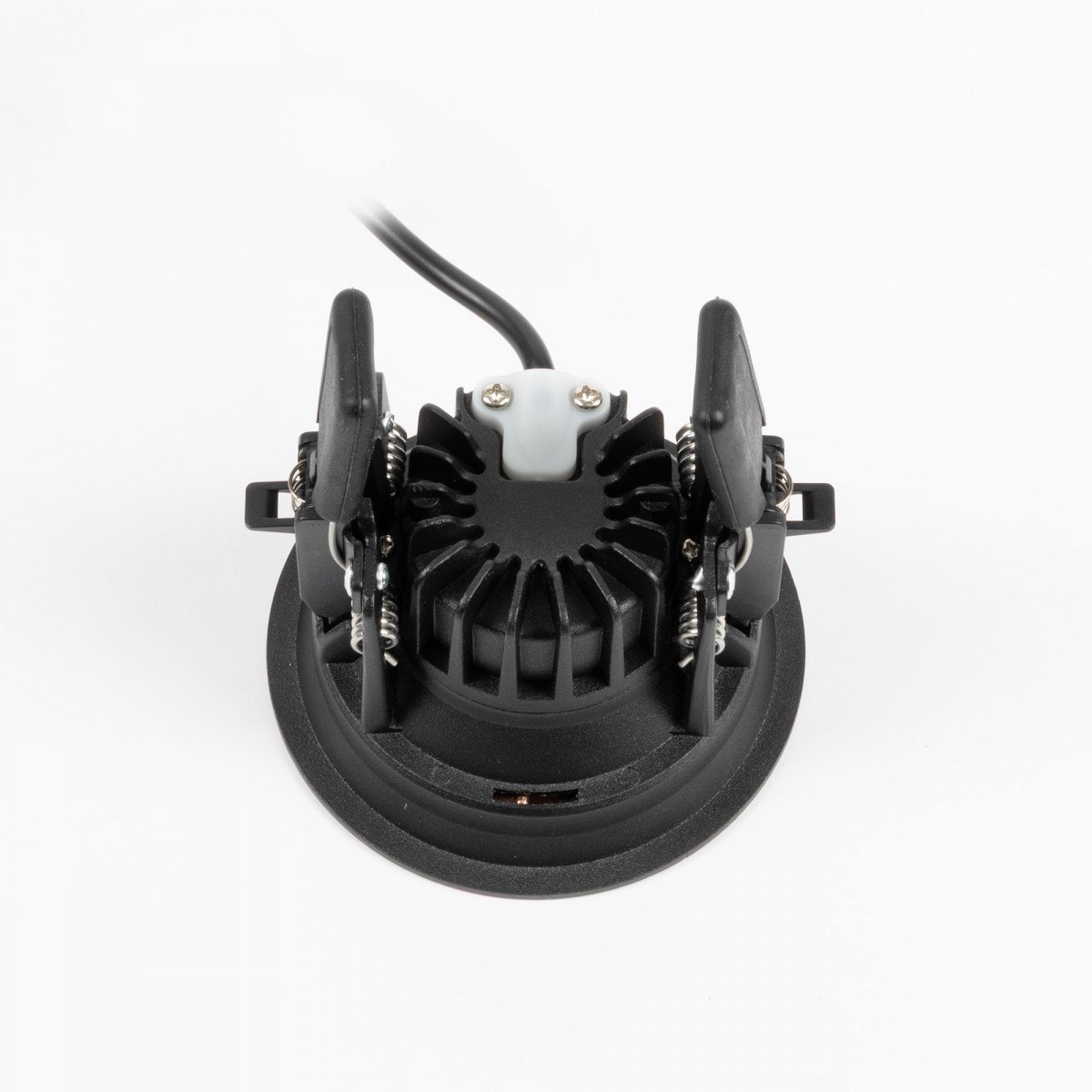 Einbauspot schwarz Ivar Kupferring dimmbare LED