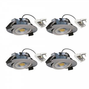 Runder Einbauspot Decke Gebürstetes dimmbar 82 cm Runder Einbauspot Decke Gebürstetes dimmbar 82 cm