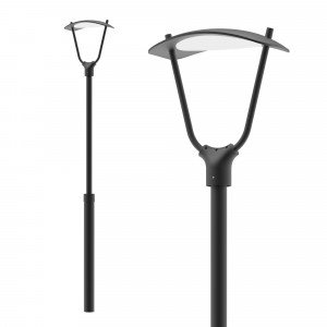 Außenlampe Bern Laterne schwarzes Aluminium modern