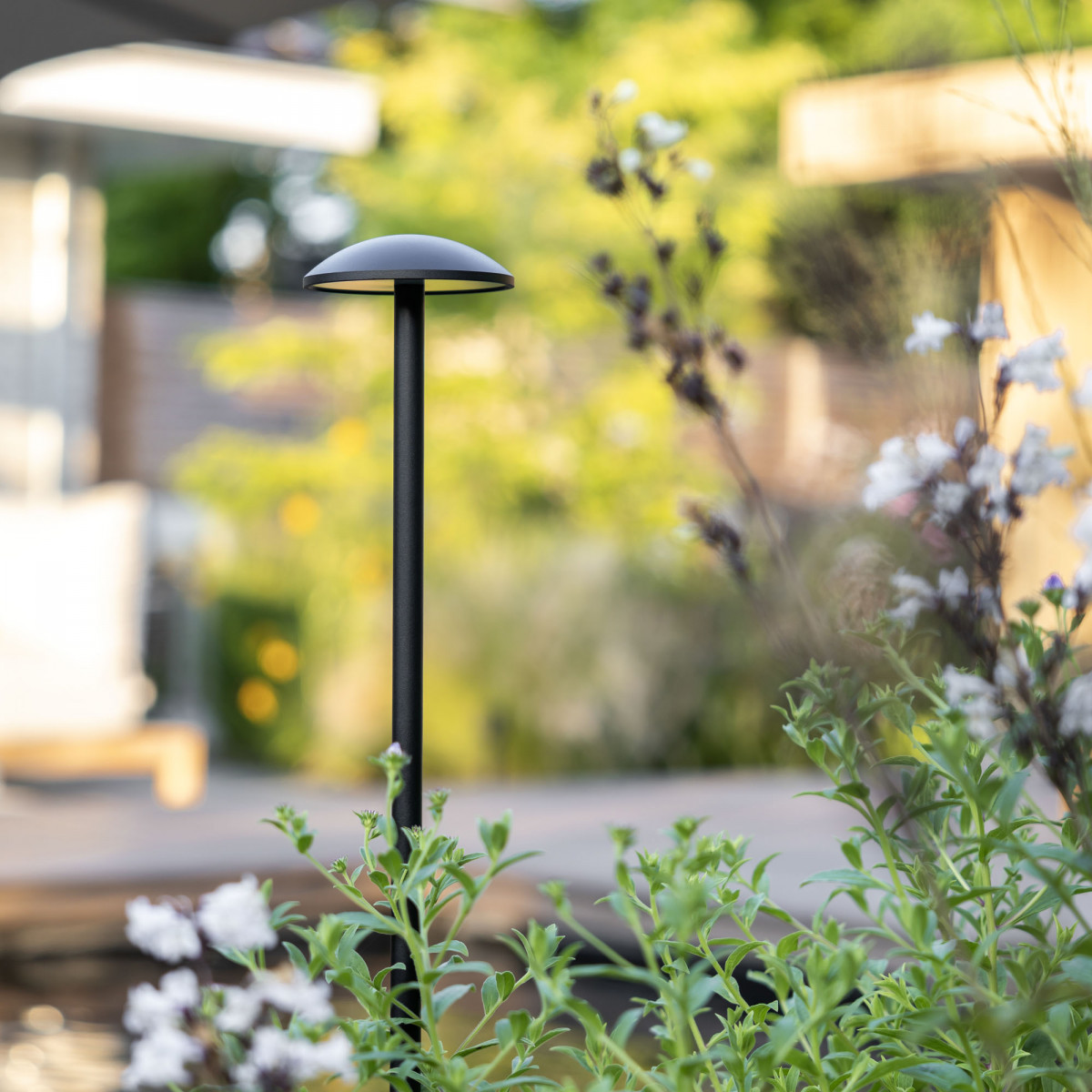 Schwarz Jazzy Gartenlampe small Aluminium IP65