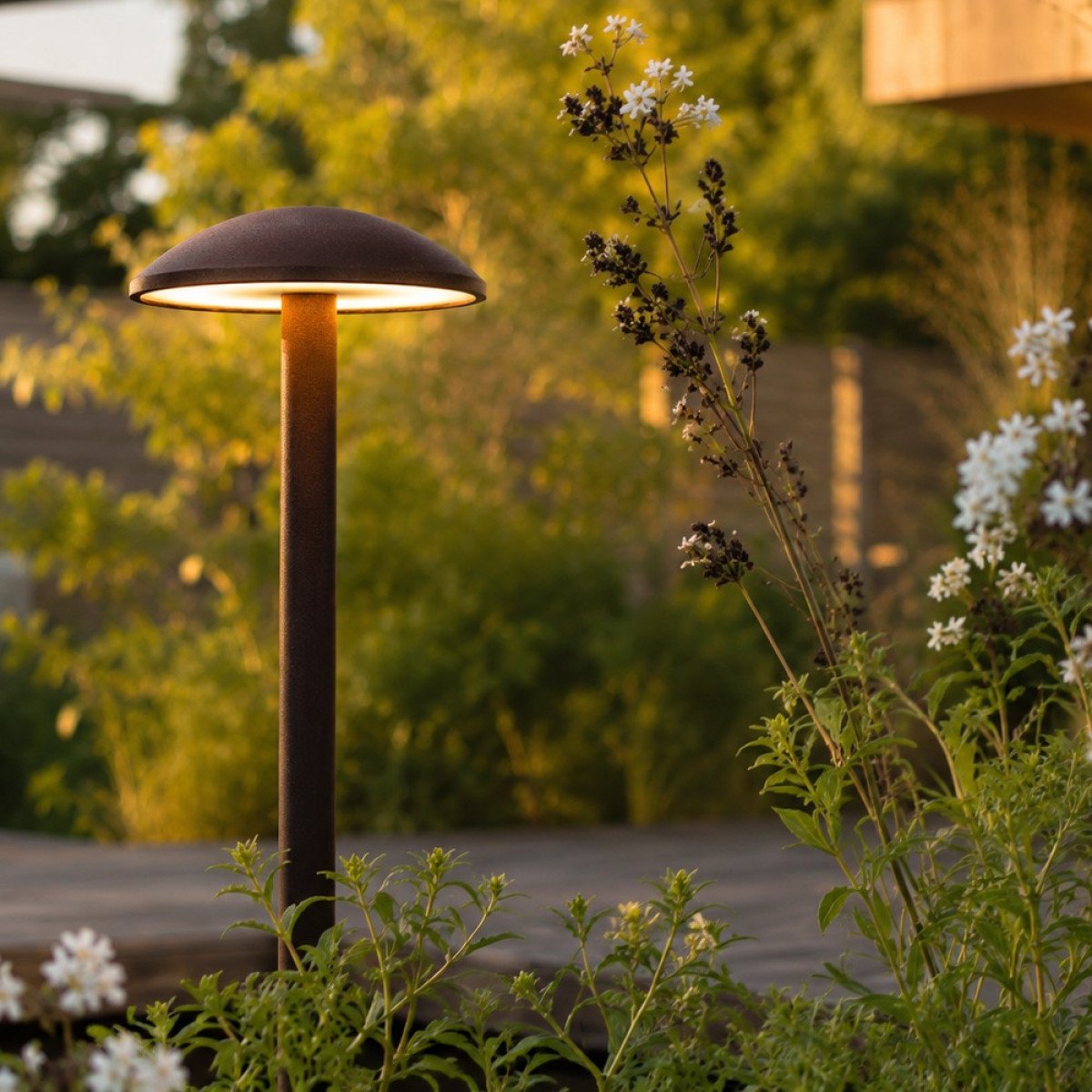 Corten Jazzy Gartenlampe small Aluminium IP65