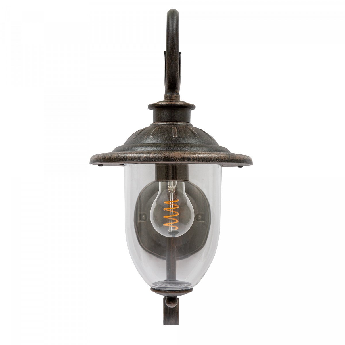Außenleuchte Elzas rostbraun E27 Wandleuchte