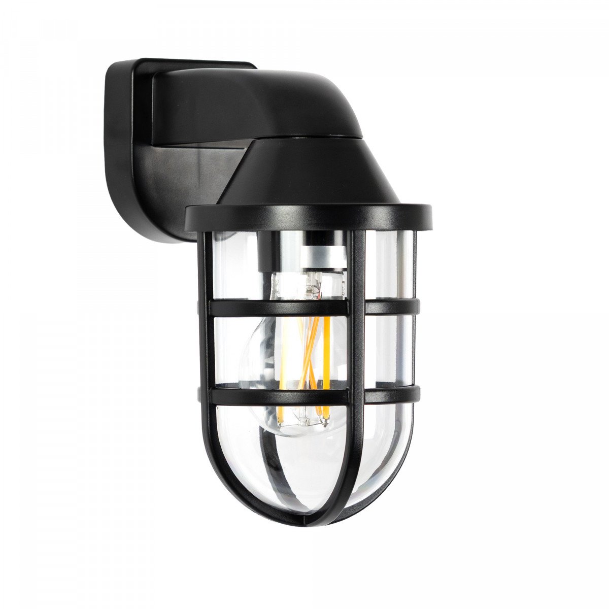 Davi Wandleuchte Schwarz