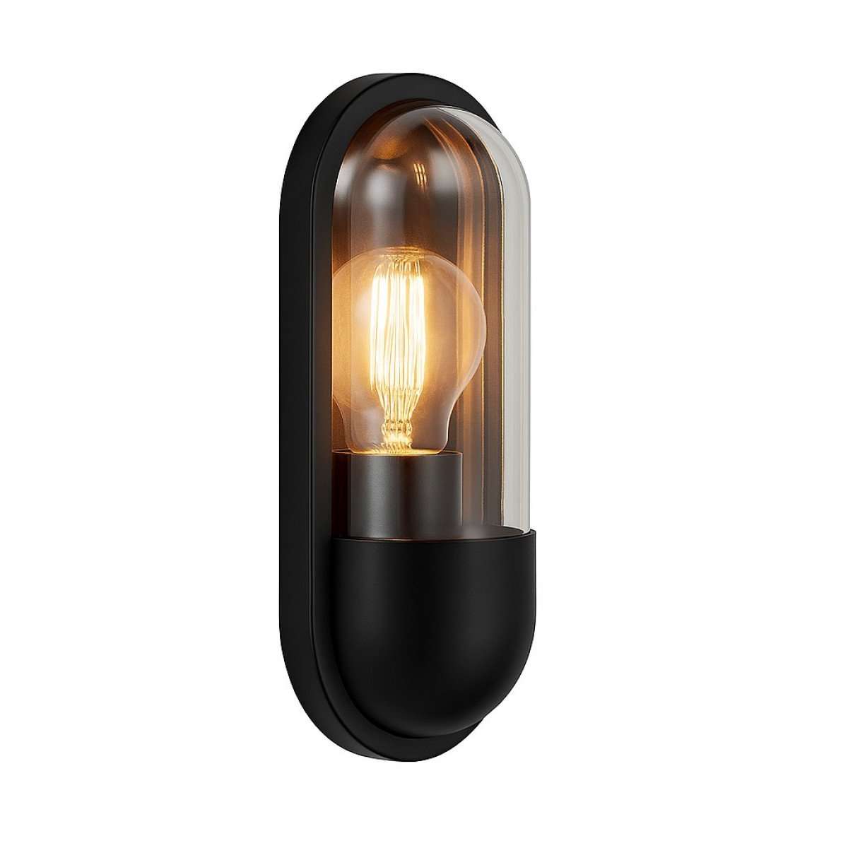 Außenlampe Eye Wandleuchte schwarz moderne Gartenbeleuchtung