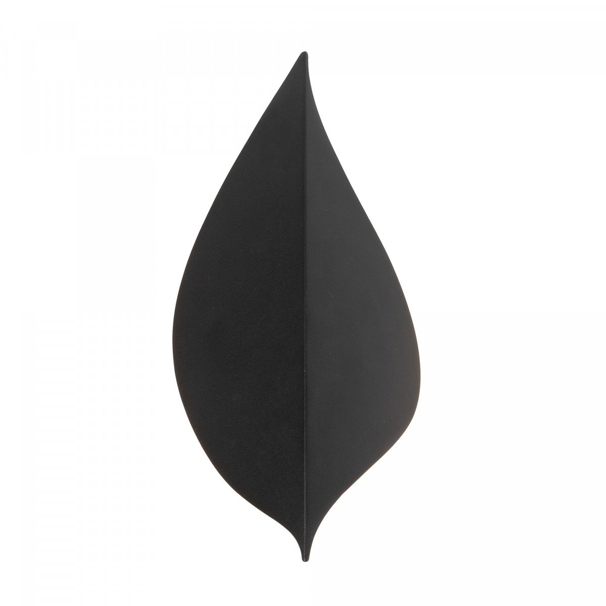 Außenlampe Leaf Wandleuchte schwarz Aluminium modern