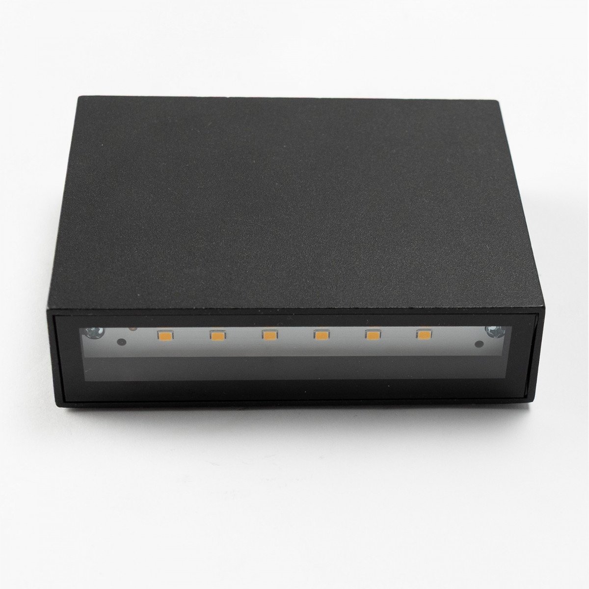 Außenleuchte Nelson Up & Down Wandleuchte Schwarz Aluminium Modern