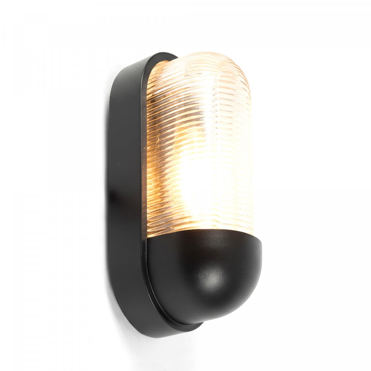 Außenleuchte Bullet Wandleuchte Schwarz Aluminium Modern