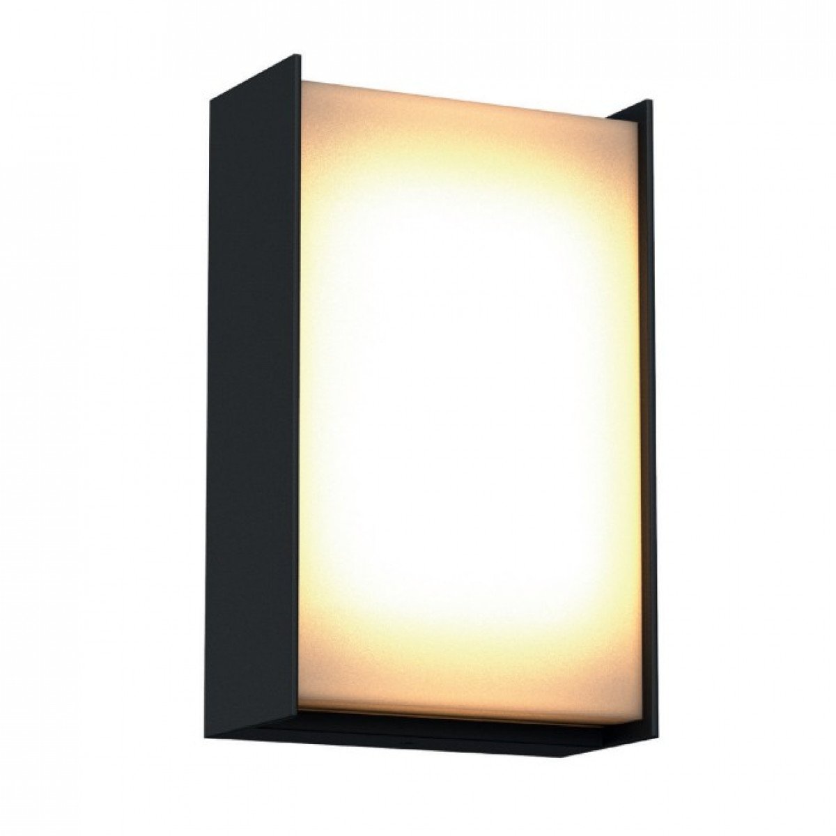 Außenleuchte Lincoln Wandleuchte Schwarz Aluminium Modern