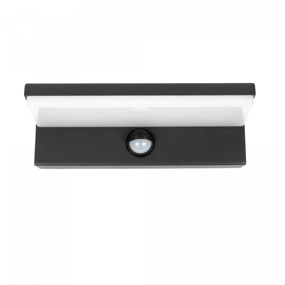 Außenleuchte Ian Bewegungssensor Wandleuchte Schwarz Aluminium Modern