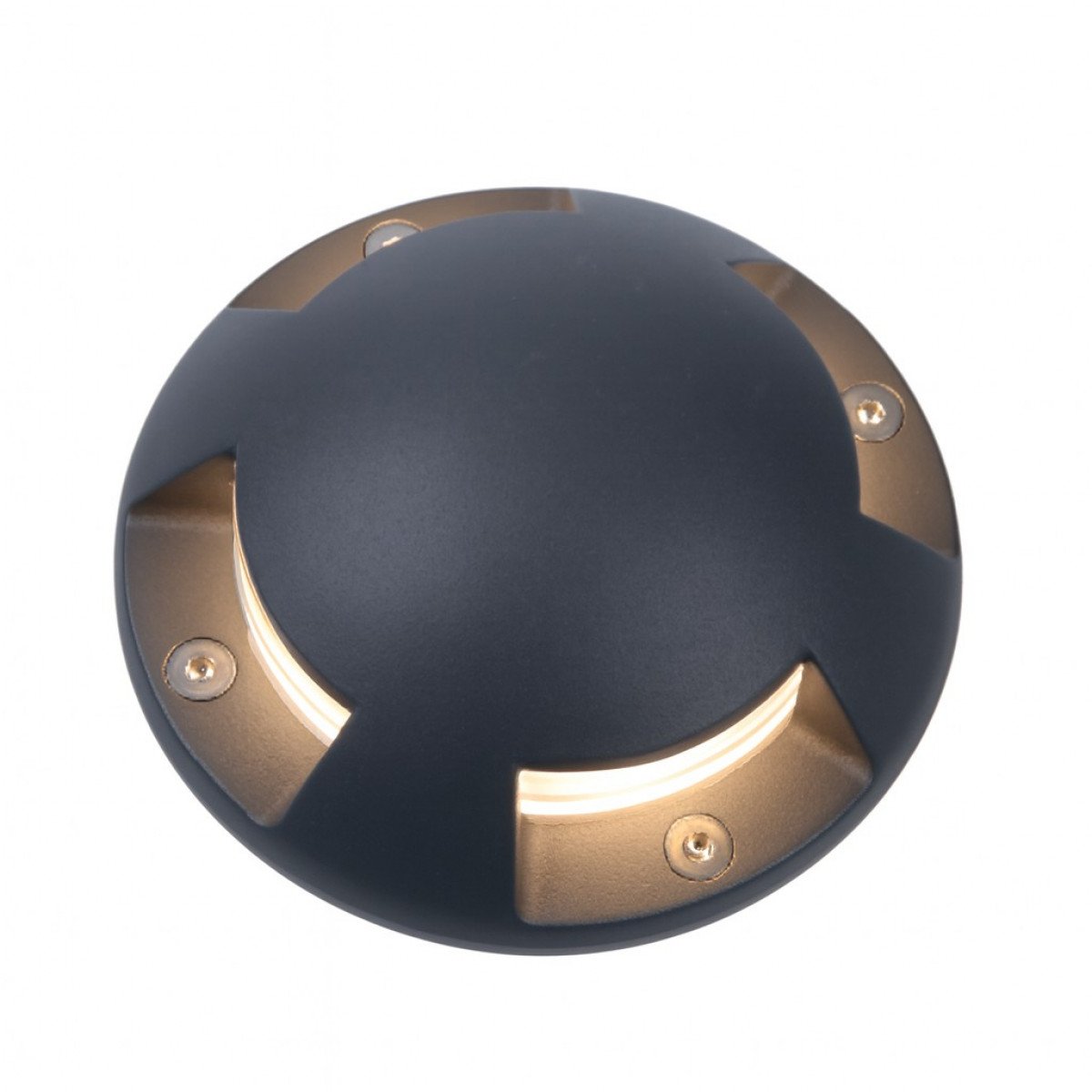 Außenleuchte Star Bodeneinbaustrahler Schwarz Aluminium Modern