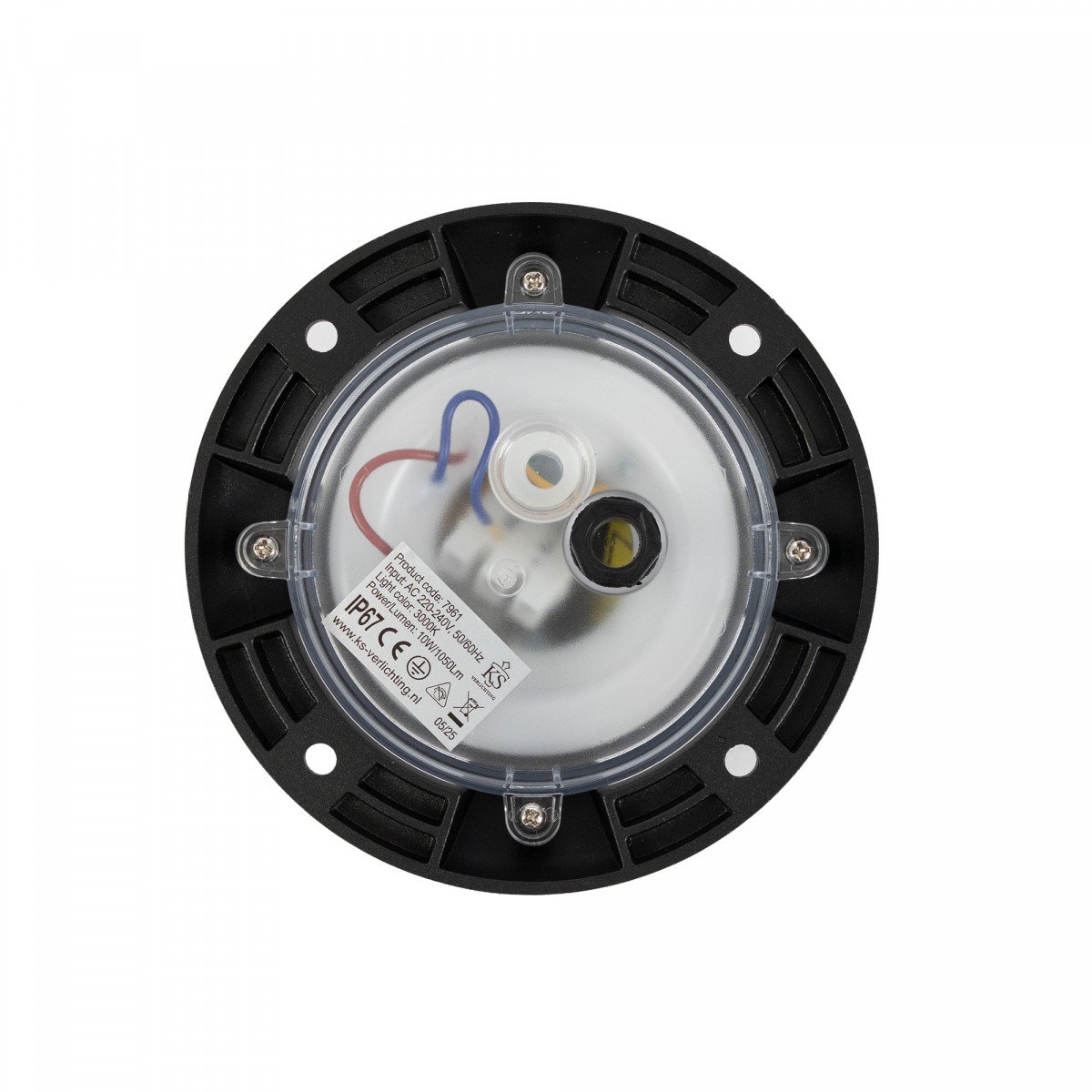 Außenleuchte Star Bodeneinbaustrahler Schwarz Aluminium Modern