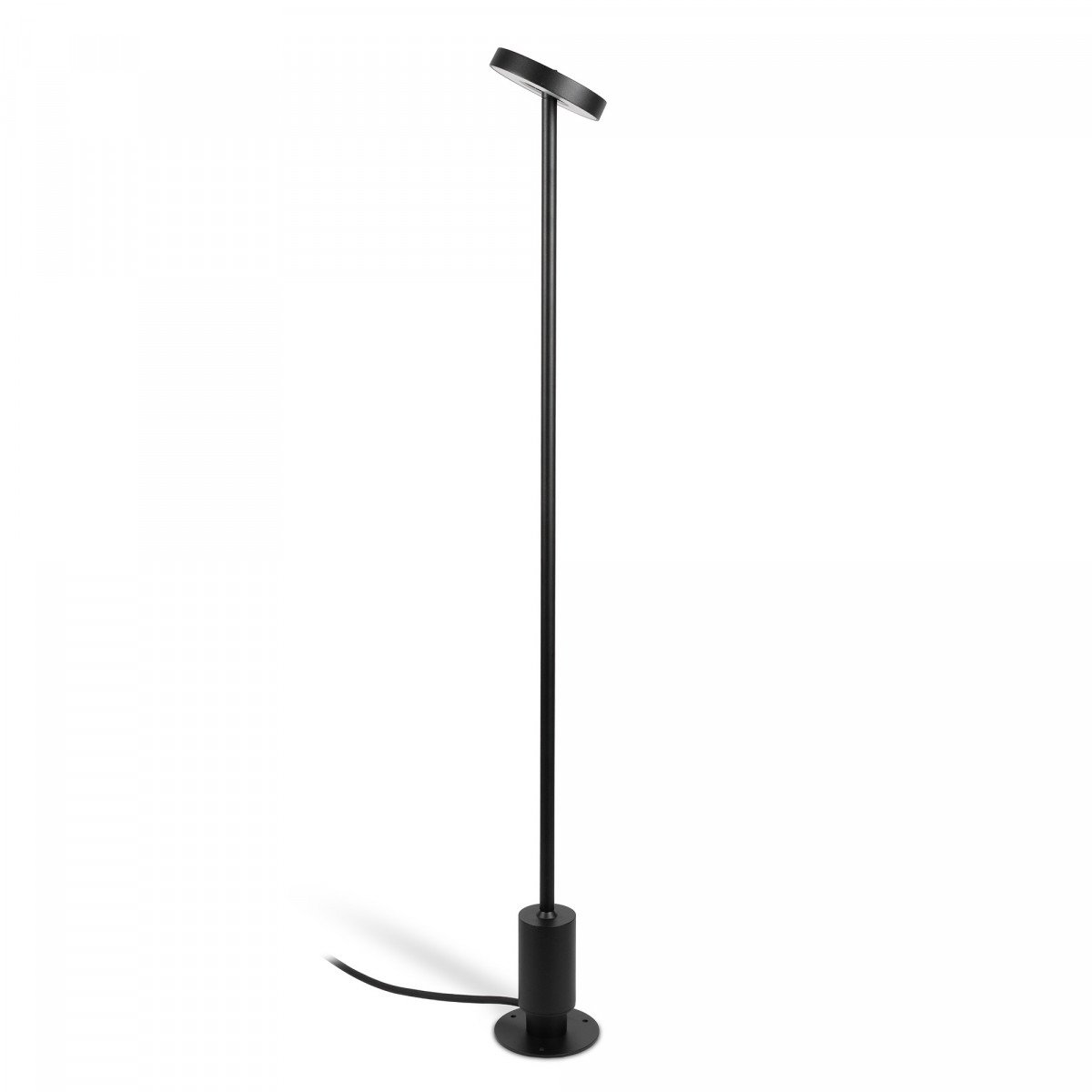 Schwenkbare Außenlampe Tyra Gartenlampe Schwarz Aluminium Modern