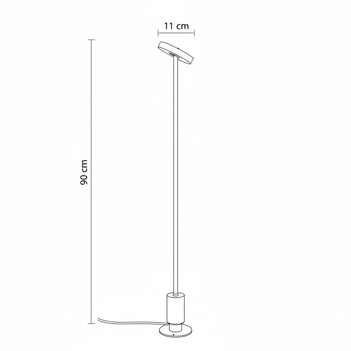 Schwenkbare Außenlampe Tyra Gartenlampe Schwarz Aluminium Modern