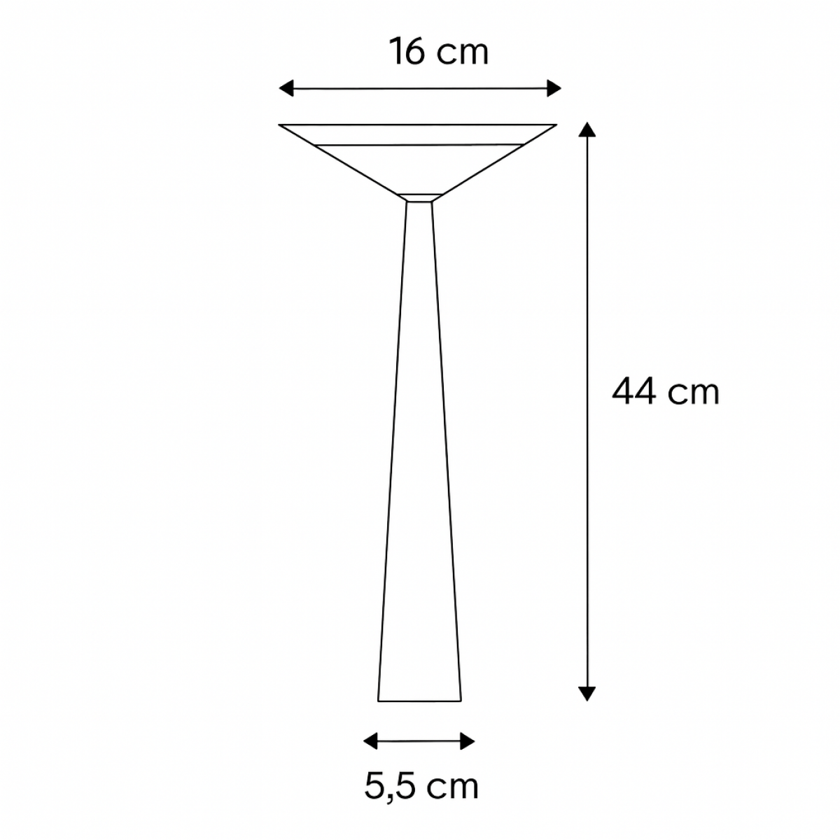 Außenleuchte Elin Gartenlampe Schwarz Aluminium modern