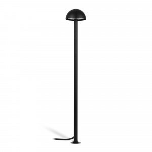Schwarze Lina Gartenlampe 60cm Aluminium IP65