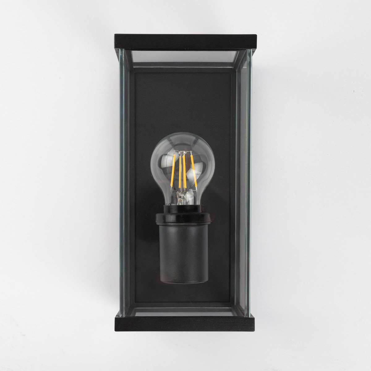 Außenleuchte Toledo Wandleuchte Aluminium Schwarz Schlicht