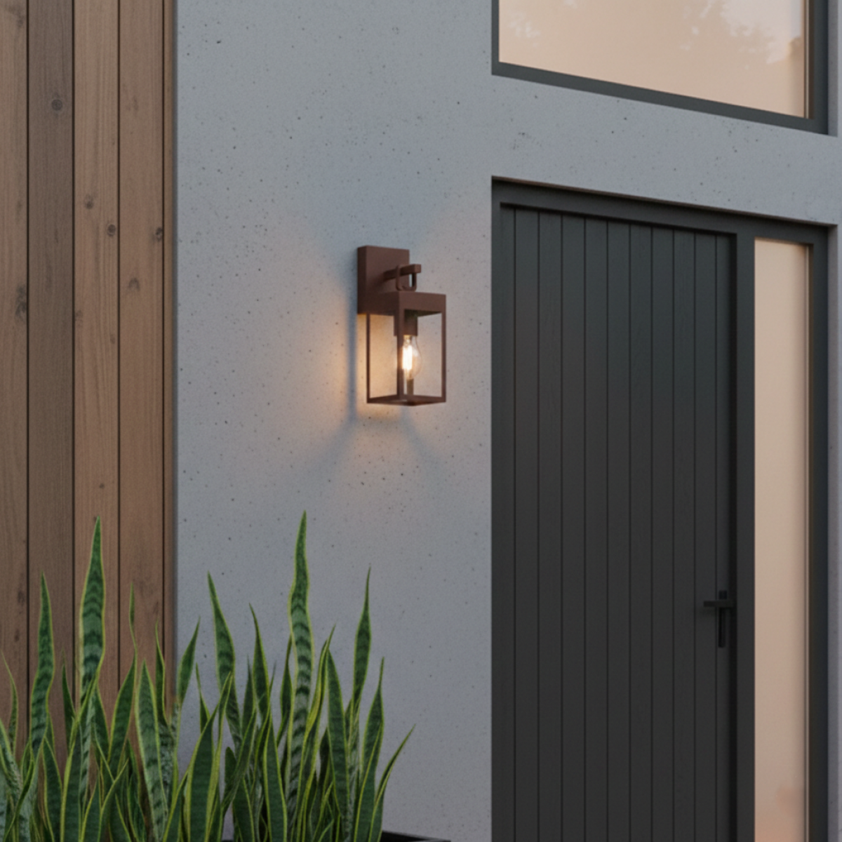 Aussenbeleuchtung Cartagena Wandleuchte Corten Aluminium