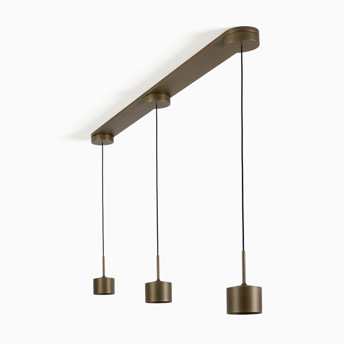 innenbeleuchtung june hängelampe bronze modern 3-flammig