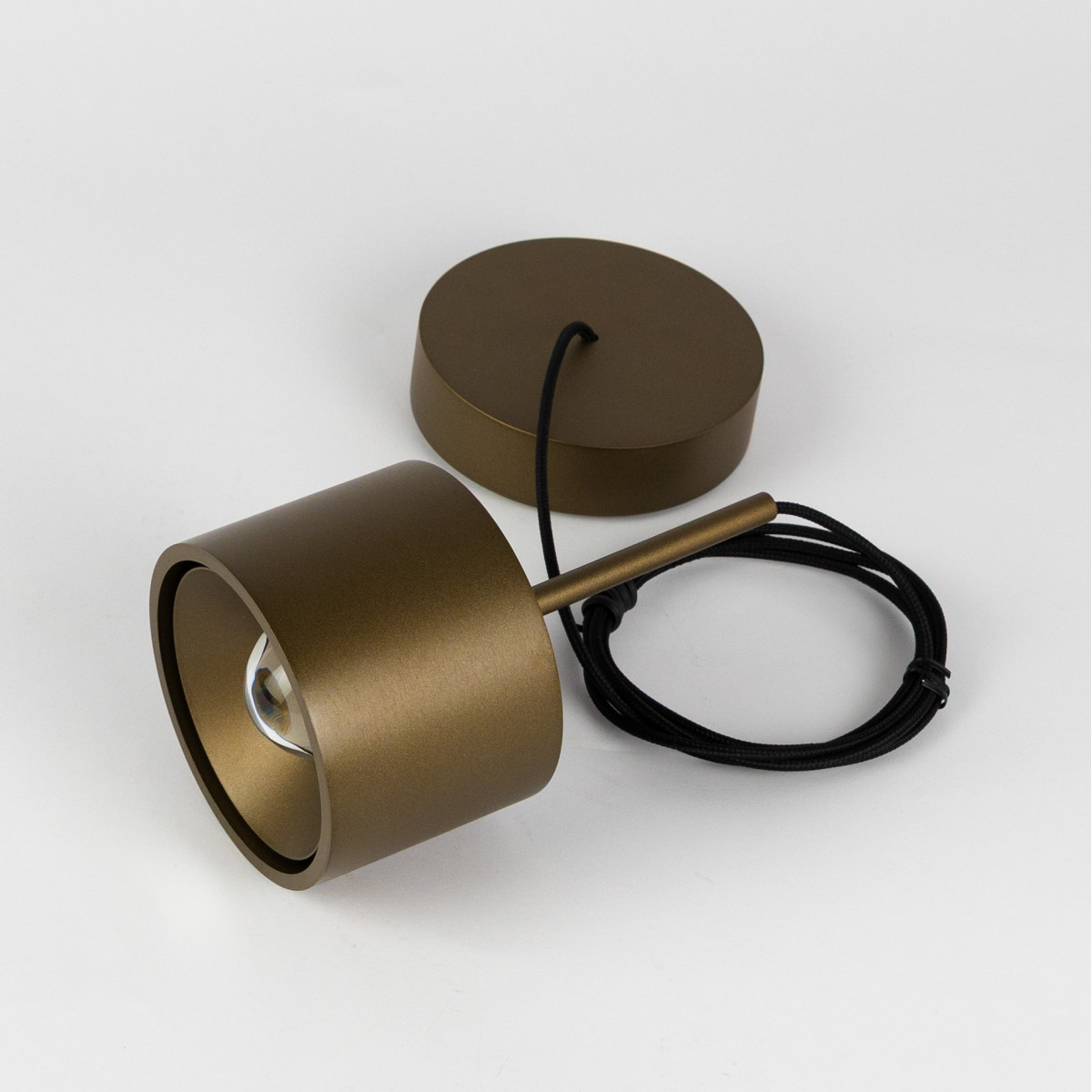 Innenleuchte June Pendelleuchte Bronze Aluminium modern