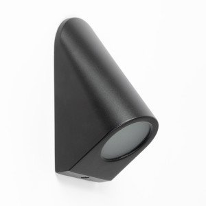 Außenlampe Alan Wandleuchte schwarz modern Aluminium