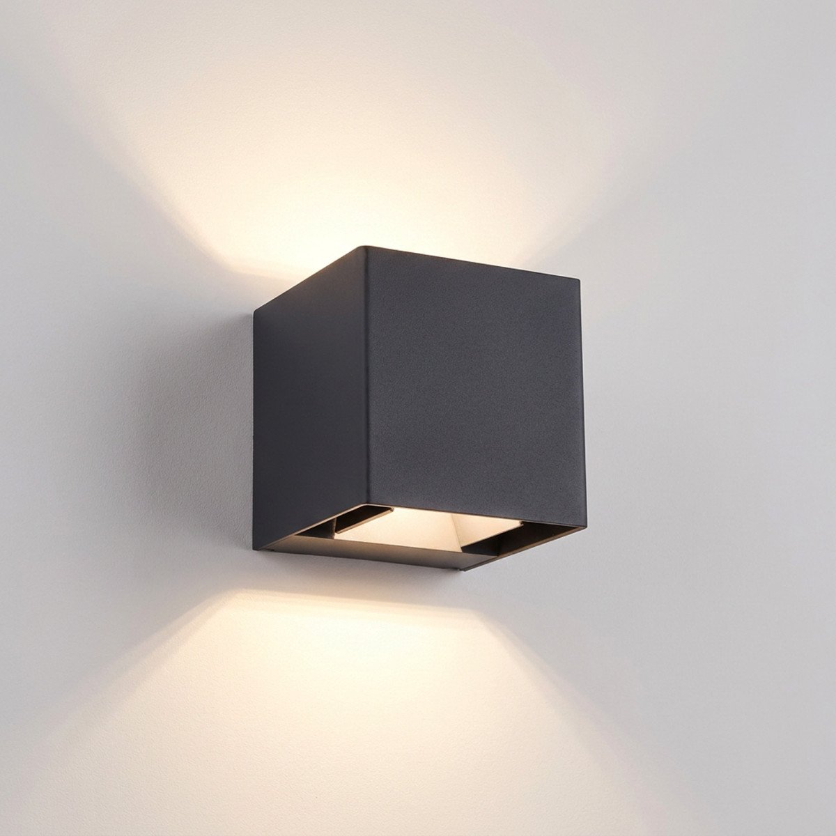 Außenlampe Brian Wandleuchte schwarz LED modern