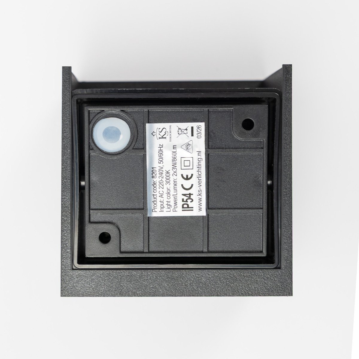Außenlampe Brian Wandleuchte schwarz LED modern