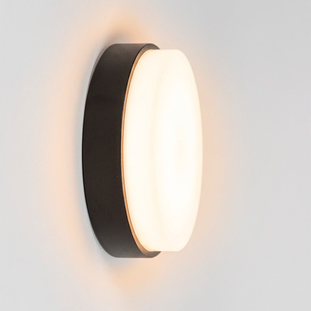 Außenlampe Cedric Wandleuchte schwarz Aluminium modern