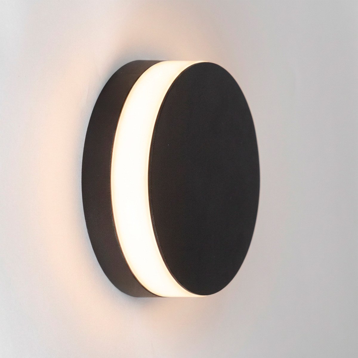 Außenleuchte Finley Wandleuchte Schwarz modern Aluminium