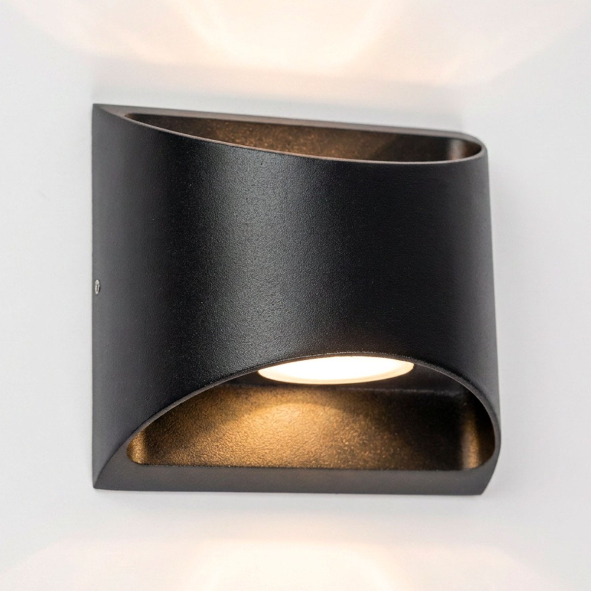Außenleuchte Reno Up- & Down-Wandleuchte Schwarz