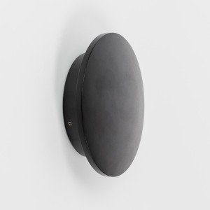 Außenleuchte Eclips Wandleuchte Small Schwarz Aluminium Modern