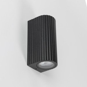 Außenleuchte Oscar up und down Wandleuchte Schwarz GU10 Modern