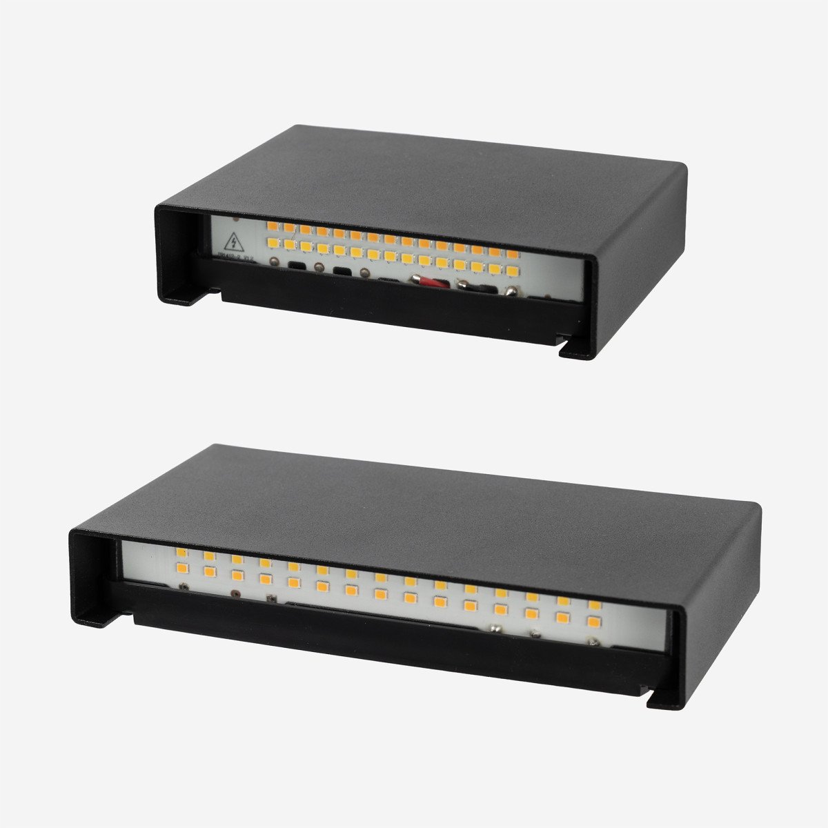 Außenleuchte Elroy Wandleuchte Small schwarz Aluminium modern